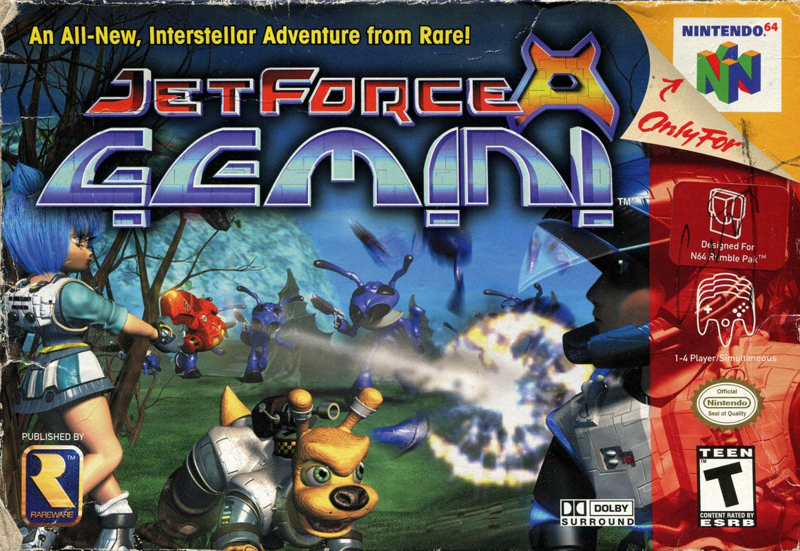 Jet Force Gemini box art for Nintendo 64